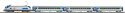 Starter Set Electric Locomotive EU 44 + 3 Car PKP IC VI A-Track + B, HO, PIKO 57116