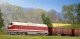 Starter Set DR BR 119 w 3 High Side Gondolas Eal, PIKO A-track w. Railbed, HO, PIKO 57138