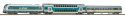 Starter Set Alex Hercules Diesel loco w. 2 passenger cars, PIKO A-Track w. Railbed, HO, PIKO 57139
