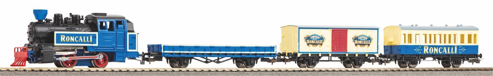 Starter Set Roncalli R/C, PIKO A-Track w. Railbed, HO, PIKO 57142