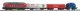 Starter Set Freight Train DB Cargo, PIKO A-Track w. Railbed, HO, PIKO 57154