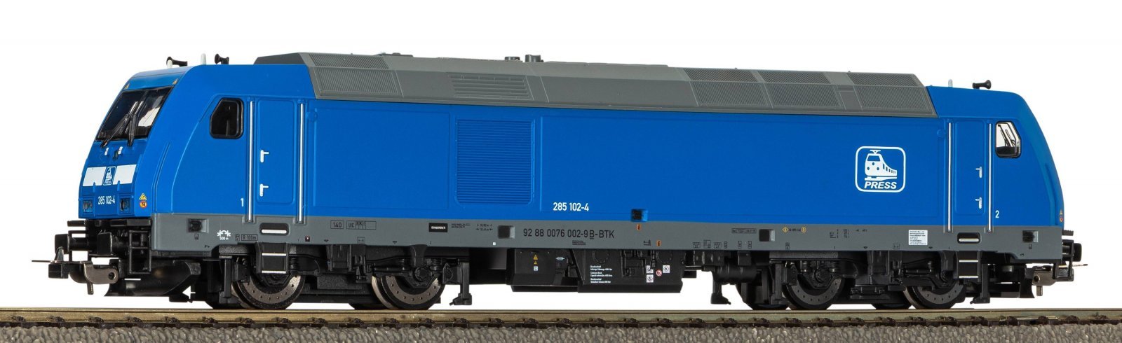 ~Diesel Locomotive Traxx Press VI + 8-pin Dec., HO, PIKO 57346