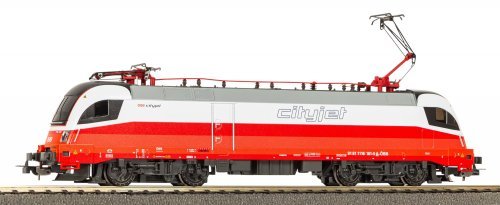 Electric Locomotive Taurus CityJet ÖBB VI + DSS PluX22, HO, PIKO 57408