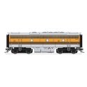 EMD F7B Phase I w/Sound & DCC - Paragon3 -- Denver & Rio Grande Western 5603 (5-Stripe silver, Aspen Gold), HO, Broadway Limited