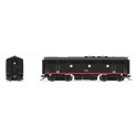 EMD F3B - Sound and DCC - Paragon4(TM) -- Southern Pacific 537 (Black Widow, black, silver), HO, Broadway Limited Imports 8180