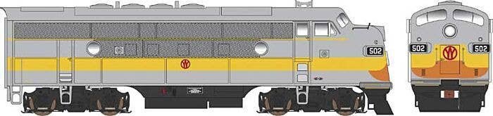 EMD F3A w/LokSound & DCC - Executive Line -- New York, Ontario & Western 501 (gray, orange, yellow), HO, Bowser Manufacturing Co