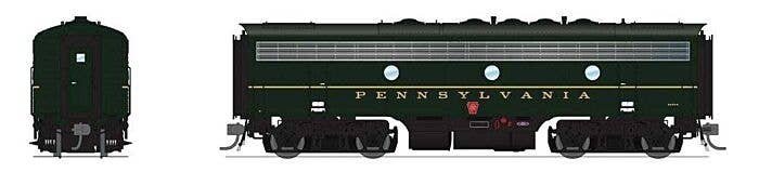 EMD F7B - Sound and DCC - Paragon4(TM) -- Pennsylvania Railroad 9547B (Single Stripe, Brunswick Green), HO, Broadway Limited Imp