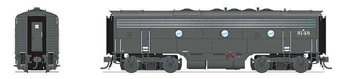 EMD F7B - Sound and DCC - Paragon4(TM) -- Southern Pacific 8192 (gray, red), HO, Broadway Limited Imports 8211