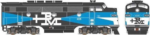 EMD F3A Phase 1 w/LokSound & DCC - Executive Line -- Boston & Maine 4226 (black, blue, white, Alternate B&M Design), HO, Bowser 