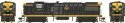 Baldwin AS16 - LokSound and DCC - Executive Line -- Erie 1109 (black, yellow, Logo Only), HO, Bowser Manufacturing Co. 25093