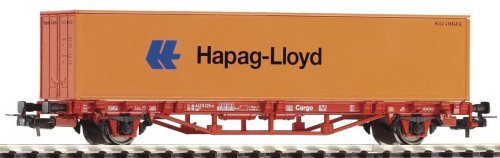 Flat Car w/Cont. Hapag Lloyd, HO, PIKO 57700