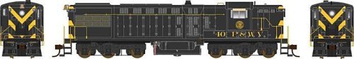 Baldwin AS616 - LokSound and DCC - Executive Line -- P&WV 40 (black, yellow), HO, Bowser Manufacturing Co. 25110