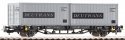 Flatcar w/2x Containers Deutrans DR IV, HO, PIKO 57747