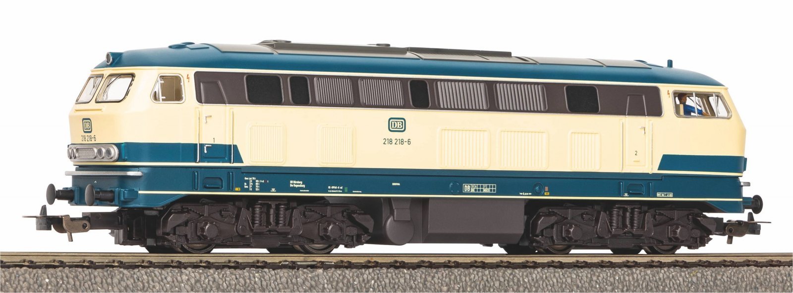 ~Diesel BR 218 DB IV, HO, PIKO 57806