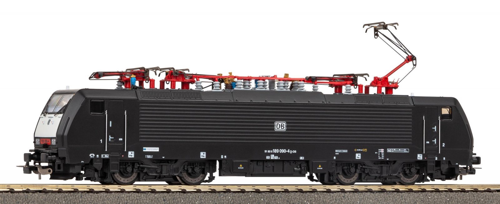 ~BR 189 Electric black DB VI, HO, PIKO 57868