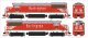 GE U25B Phase IIb - LokSound and DCC -- Chicago, Burlington & Quincy 103 (Chinese Red, gray, white), HO, Bowser Manufacturing Co