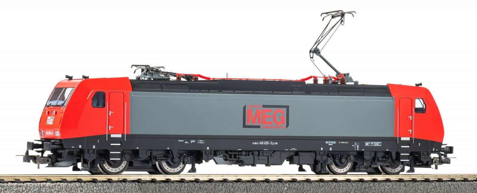 ~Electric Locomotive BR 145 MEG VI + PluX22 Dec., HO, PIKO 57876