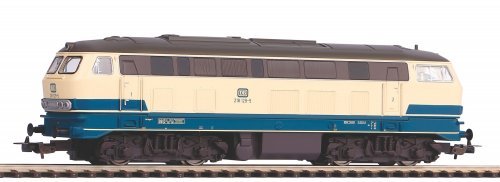 BR 218 DB beige-blue IV + DSS 8-pin, HO, PIKO 57903