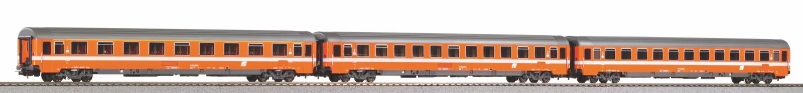 3-Piece Set Eurofima 1x1.Class + 2x2 Class FS IV, HO, PIKO 58224