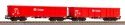 2 pc. Eaos Gondola set with sand loads DB AG V, HO, PIKO 58234
