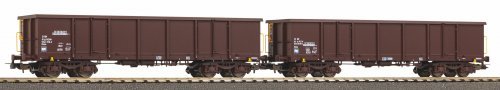 2 pc. Eaos Gondola set with sand loads ÖBB VI, HO, PIKO 58237
