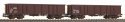 2 pc. Eaos Gondola set with sand loads ÖBB VI, HO, PIKO 58237