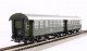 2 pc. B3yg + B3yg Rebuilt car set DB III, HO, PIKO 58241