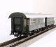 2 pc.B3yg + BD3yg Rebuilt car set DB III, HO, PIKO 58242