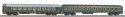 2 pc. D 244 Passenger car set Brest Köln 1 DR IV, HO, PIKO 58244