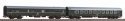 2 pc. D 244 Passenger car set Brest Köln 3 DR IV, HO, PIKO 58246
