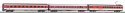 3 pc. IC 602 Passenger car set Gorch Fock 1 DB AG V, HO, PIKO 58248