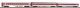 3 pc. IC 602 Passenger car set Gorch Fock 2 DB AG V, HO, PIKO 58249