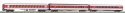 3 pc. IC 602 Passenger car set Gorch Fock 2 DB AG V, HO, PIKO 58249