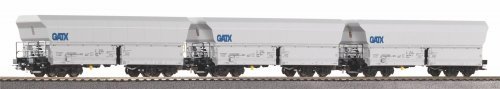 3 pc. Falns Hopper car set GATX VI, HO, PIKO 58254