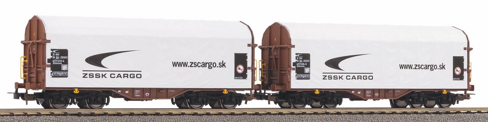 2 pc. Tarp car set ZSSK VI, HO, PIKO 58258