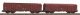 2 pc. 401Ka Gags Boxcar set PKP V, HO, PIKO 58259