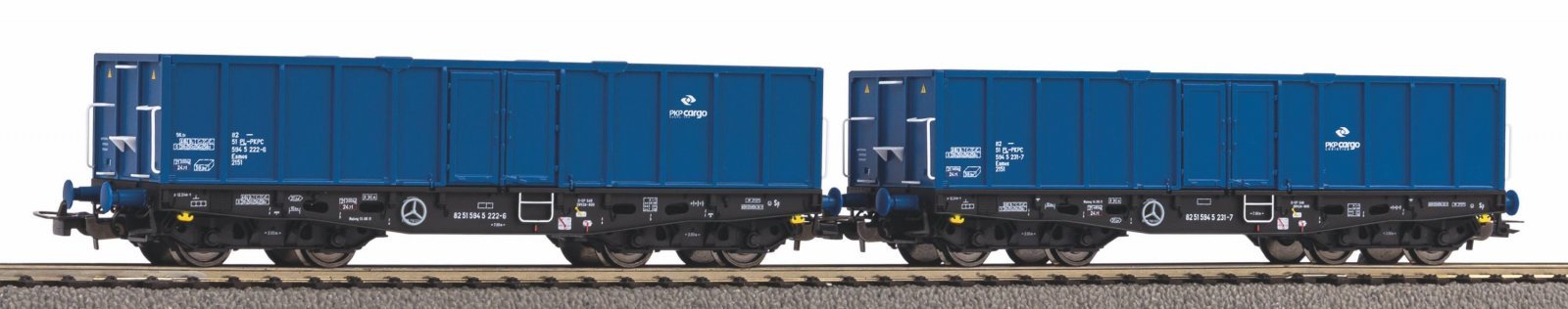 2 pc. 401Zk Gondola set PKP Cargo VI, HO, PIKO 58260