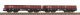 2 pc. 401Zb Flatcar set PKP V, HO, PIKO 58261