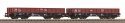 2 pc. 401Zb Flatcar set PKP V, HO, PIKO 58261