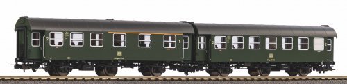 2-Piece Set Rebuilt Car AB3yg + B3yg DB IV, HO, PIKO 58265