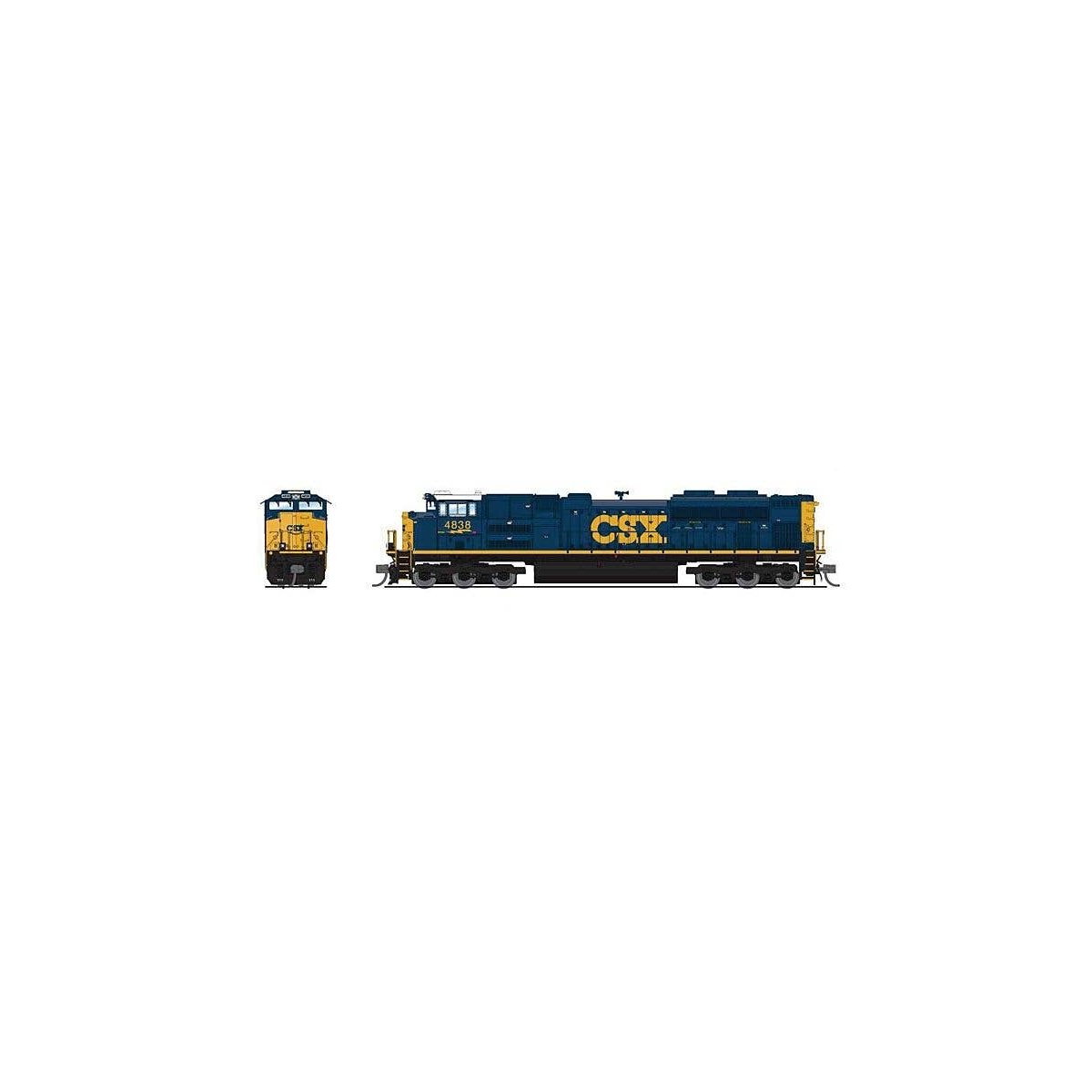 EMD SD70ACe - Sound and DCC - Paragon4(TM) -- CSX 4845 (YN3, blue, yellow, white), N, Broadway Limited Imports 8417