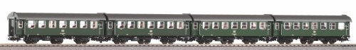 4-Piece Set Rebuilt Car "Gastarbeiter" DB IV, HO, PIKO 58268