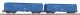 2-Piece Set High-Capacity Freight Car 401Ka PKP VI, HO, PIKO 58271