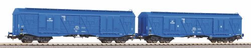 2-Piece Set High-Capacity Freight Car 401Ka PKP VI, HO, PIKO 58271