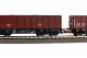 2-Piece Set open Freight Car 401zk PKP VI, HO, PIKO 58272
