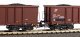 2-pk Eaos Gondolas w/coal FS V, HO, PIKO 58287
