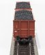 2-pk Eaos Gondolas w/coal FS V, HO, PIKO 58287