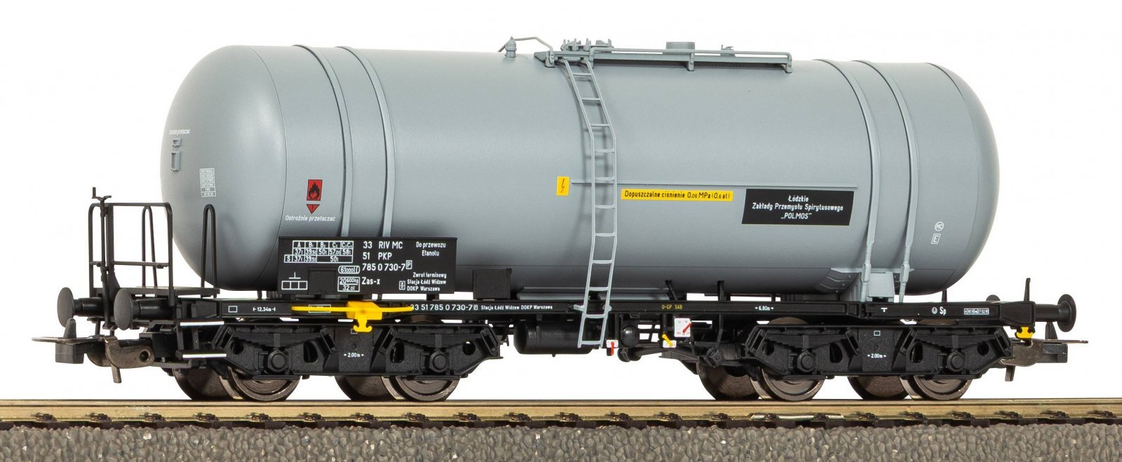 4-axle Tank Car 406Rb PKP V, HO, PIKO 58460