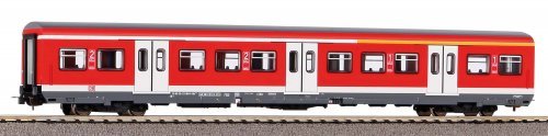 x Passenger car 1st/2nd cl. DB AG V, traffic red, HO, PIKO 58505