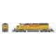 EMD SD40-2 Low-Nose - Sound and DCC - Paragon4(TM) -- Union Pacific 1984 (2010s, Armour Yellow, gray, red, Small Nose Wings), N,